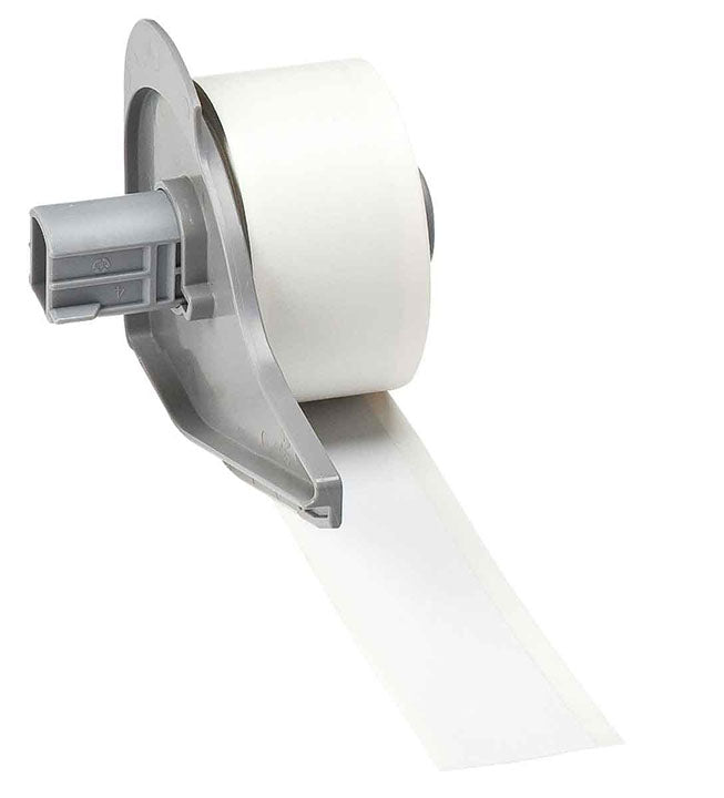 BRADY VINYL LABEL TAPE 1"X50' WHITE
