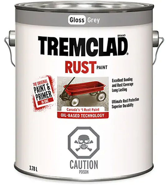 RUST-OLEUM TREMCLAD GLOSS WHITE 3.78L