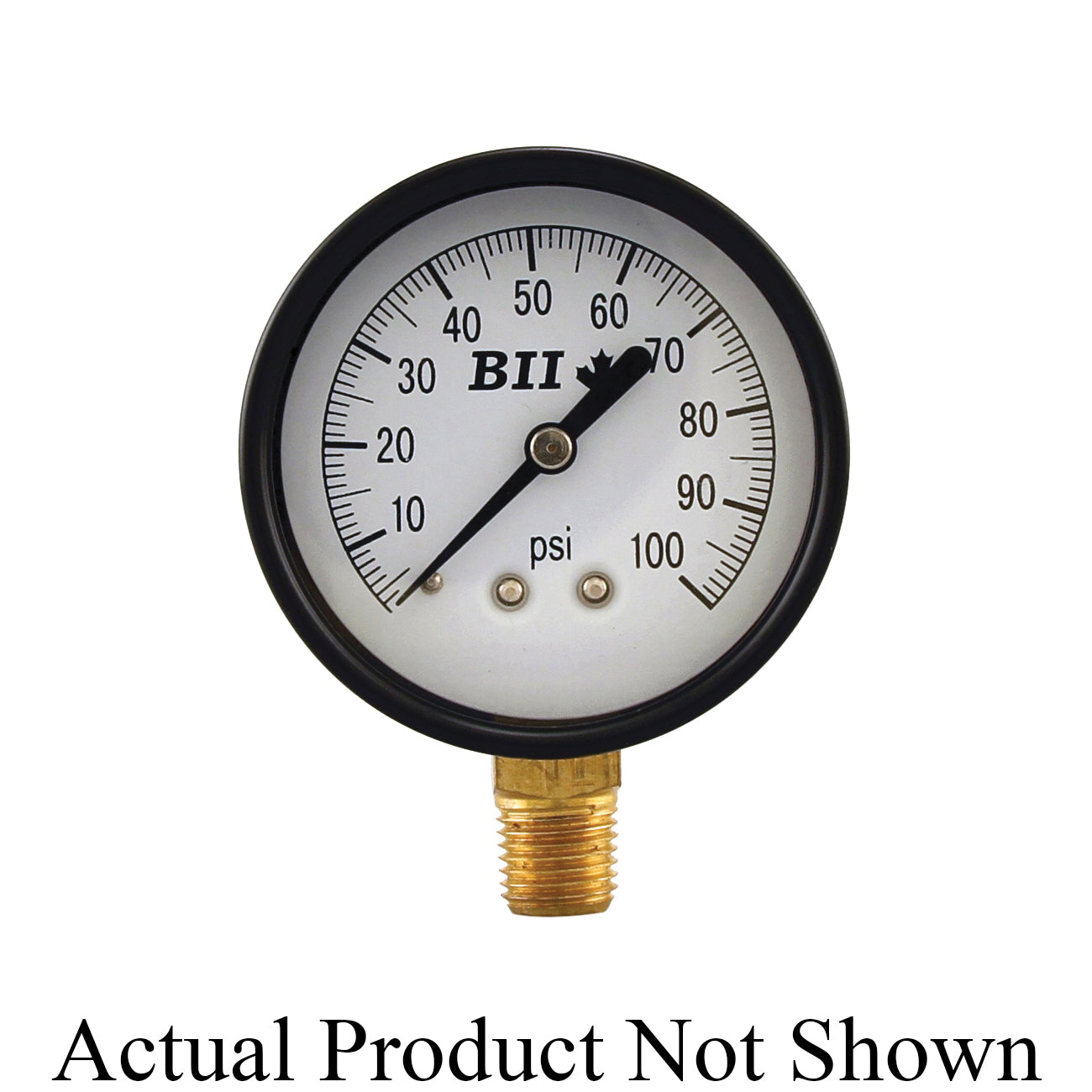 BOSHART PRESSURE GAUGE 2.5"DIAL1/4"LM