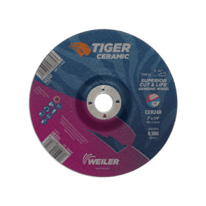 4-1/2"X1/4" GRINDING WHL INOX24R 7/8AH