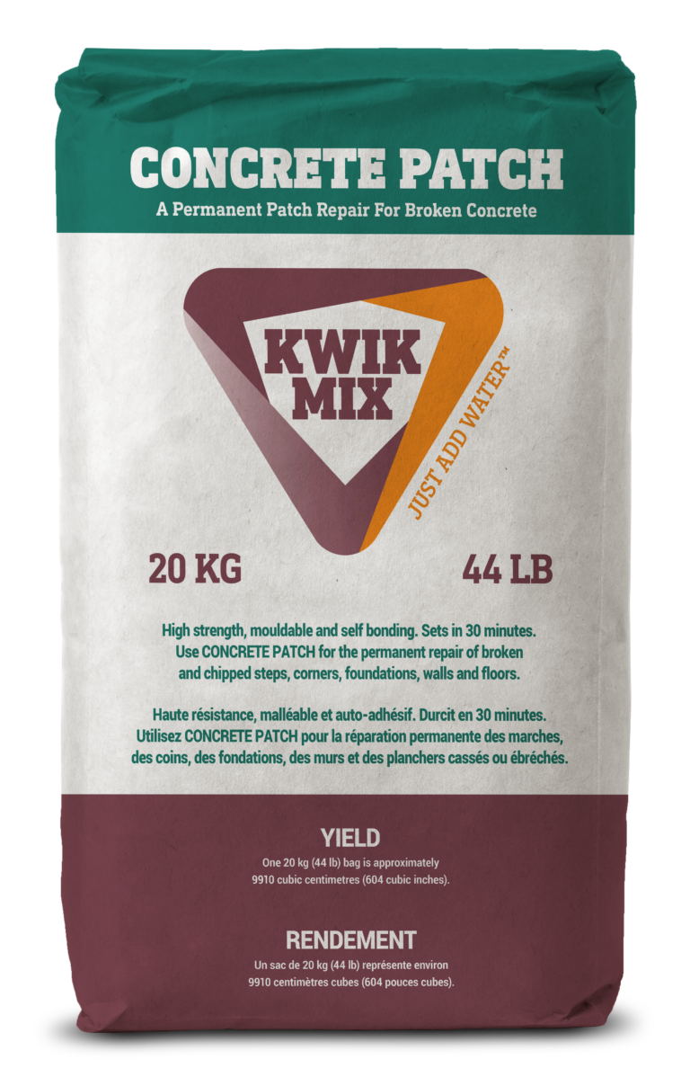 KWIK MIX BUILD AND RESTORE CONCRETE PATCH 44LBS