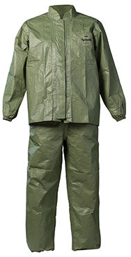 DUPONT JACKET & BIB OVERALL GRN LG 4/CS