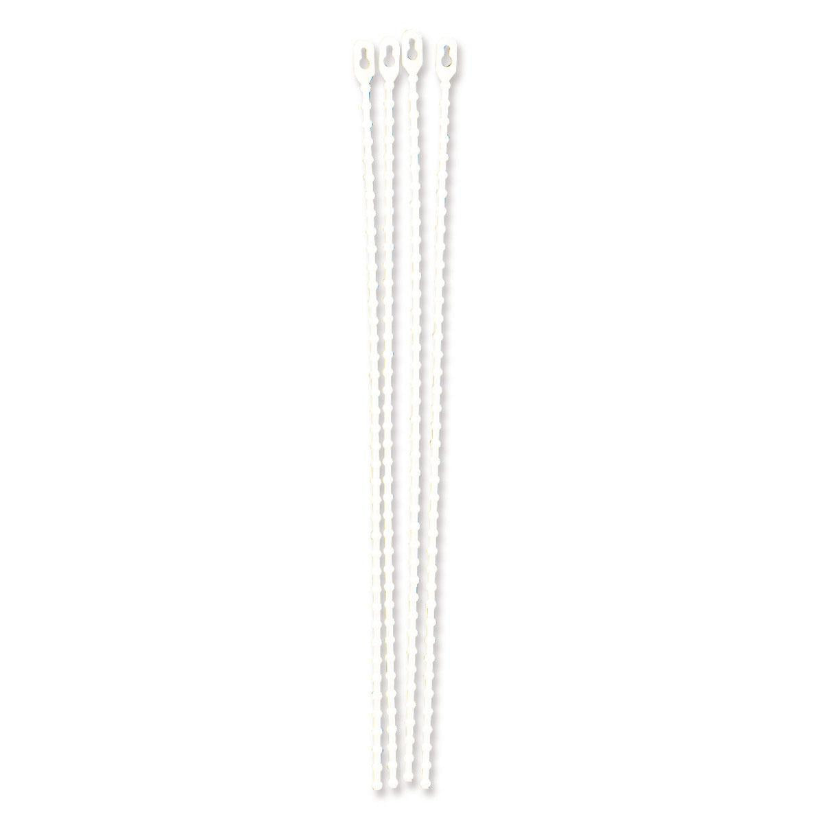 BRADY REUSABL BEADED TIES 8" LONG 100PK