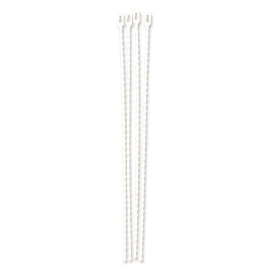 BRADY REUSABL BEADED TIES 8" LONG 100PK