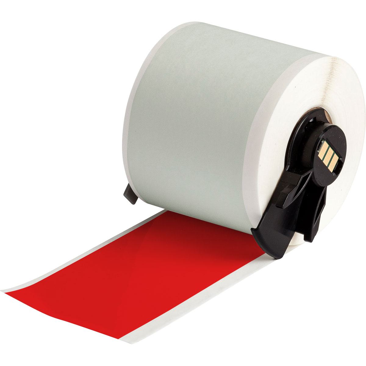 BRADY VINYL LABEL TAPE 2"X50' RED