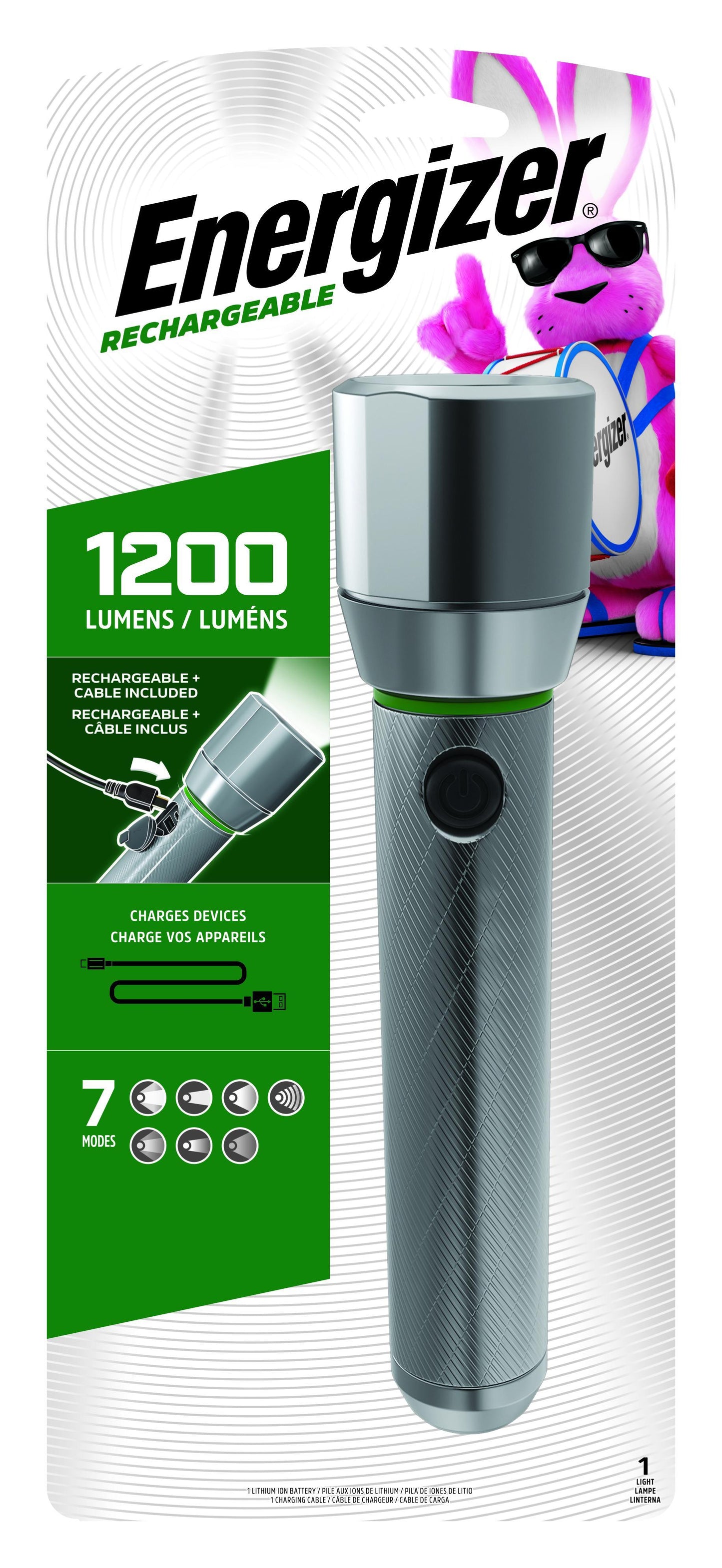 ENERGIZER 1000 LUMEN METAL LIGHT