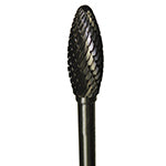 TUFF GRADE CARBIDE BURR DOUBLE CUT LS