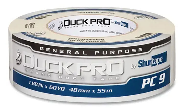 S.T. PC009C 72MMX55M BLACK DUCT TAPE