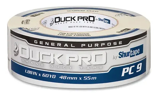 S.T. PC009C 72MMX55M BLACK DUCT TAPE