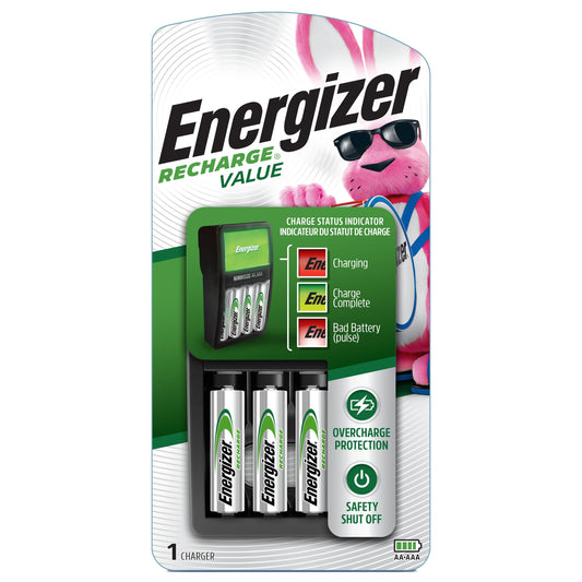 ENERGIZER CHARGER OF 8/AA&AAA 4/C&D 2/9V