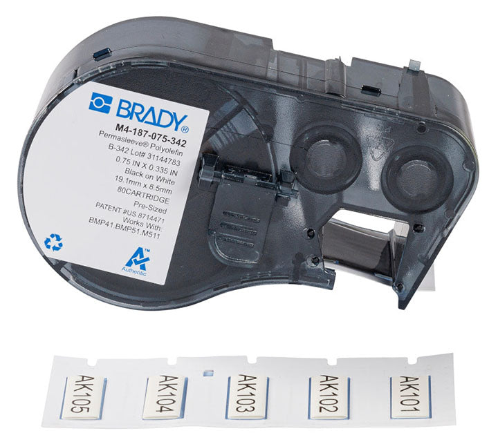 BRADY PERMASLEEVE 80 HEAT SHRINK LBLS