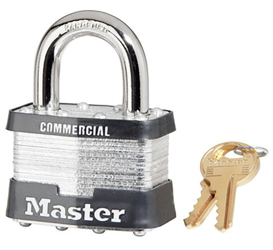 MASTER LOCK STEEL PADLOCK KEY ALIKED