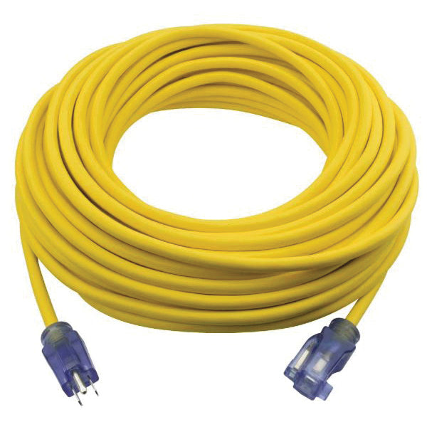 PRIME EXT. CORD 8' 16/3 SJTW BLACK