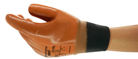 ACTIVARMR ORANGE PVC GLOVES SZ 10 (XL)