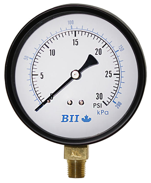 BOSHART PRESSURE GAUGE NO LEAD 4" DRY