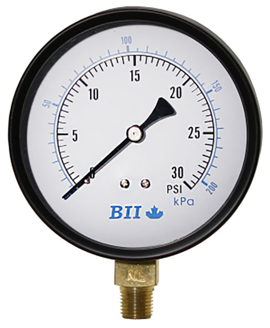 BOSHART PRESSURE GAUGE NO LEAD 4" DRY