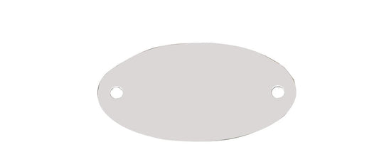HANSON 1009A OVAL TAG, ALUM 1"DIA./100