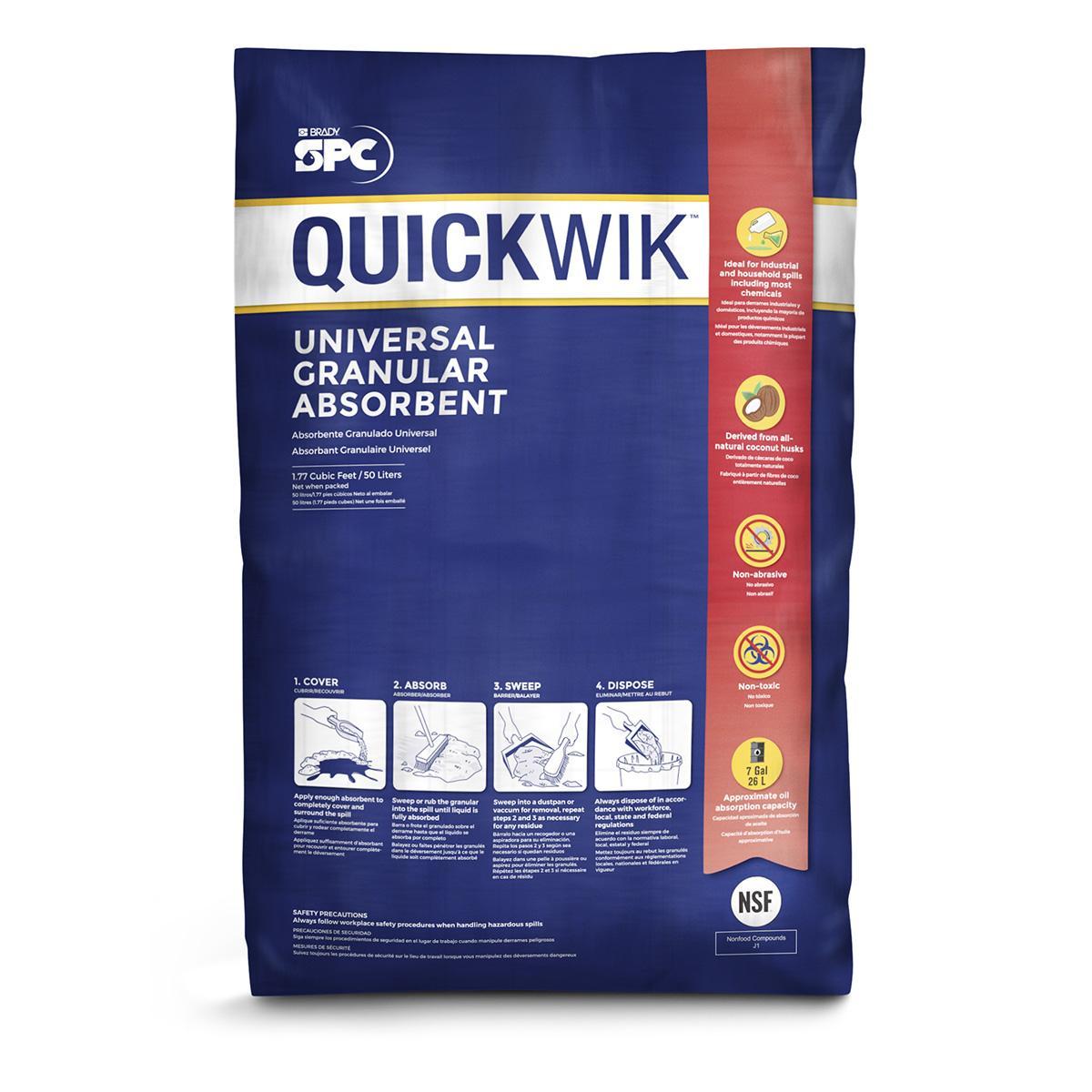 BRADY QUICKWIK GRAN, 20LB, PALLET OF 48