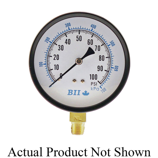 BOSHART NO LEAD PRES GAUGE 4"DIAL 1/4"LM