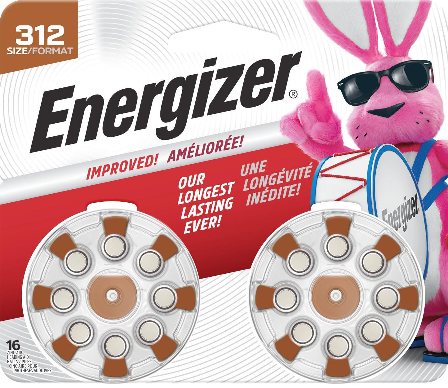 ENERGIZER HEARING AID BATT SZ 8 8PK