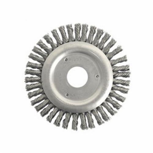 4" KNT WIRE BRSH.014 STL 5/8-11 UNC NUT