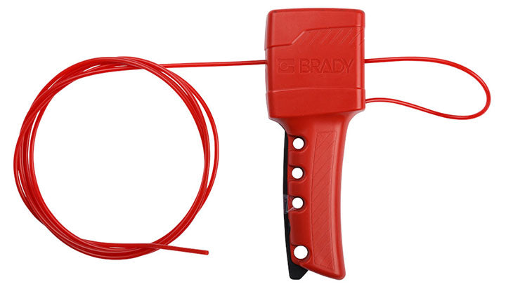 BRADY CABLE LOCKOUT NYLON CABLE RED