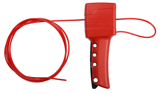 BRADY CABLE LOCKOUT NYLON CABLE RED