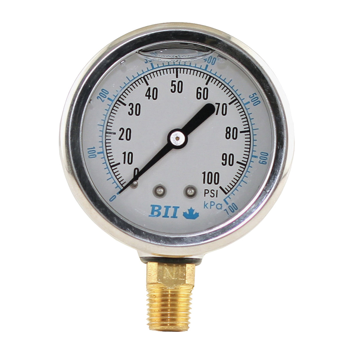 BOSHART PRESS GAUGE NO LEAD GLY 2.5DIAL