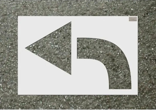 HANSON 42" STENCIL ARROW CURVED