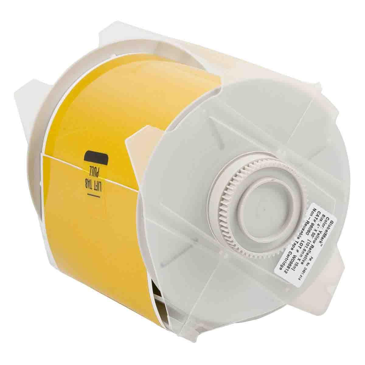 BRADY TAPE B-595 GMK 4"X100' YEL