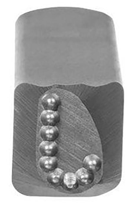 HANSON STAMP SORT 1/2" DOT DESIGN J