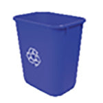 GLOBE 44 GAL WASTE CONTAINER GREY