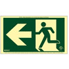 BRADY 8.5"X15" EXIT & DIRECTIONAL SIGN