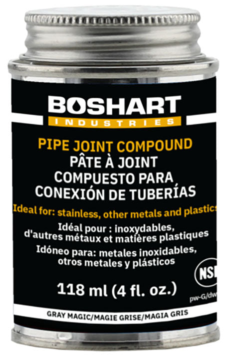 BOSHART GRAY MAGIC 8OZ THREAD SEALANT