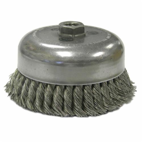 1/2" CRIMPED WRE END BRUSH .014" SS FILL