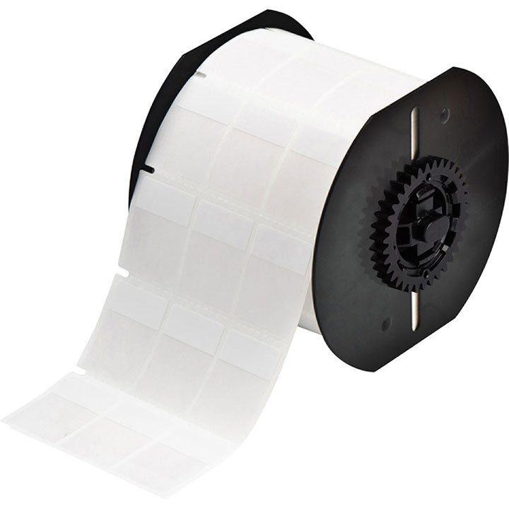 BRADY B33 WHT VINYL LABELS .437X1.0 2500