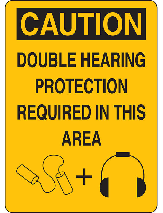 BRADY CAUTION SIGN BLK / YLW 14X10 ALUM