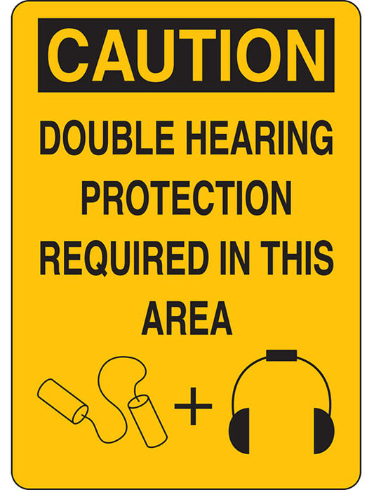 BRADY CAUTION SIGN BLK / YLW 14X10 ALUM