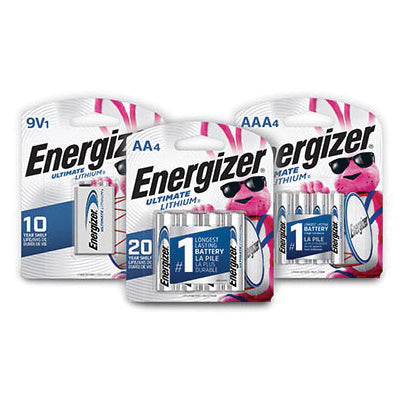 ENERGIZER ULTIMATE LITHIUM 9V BATT 2PK