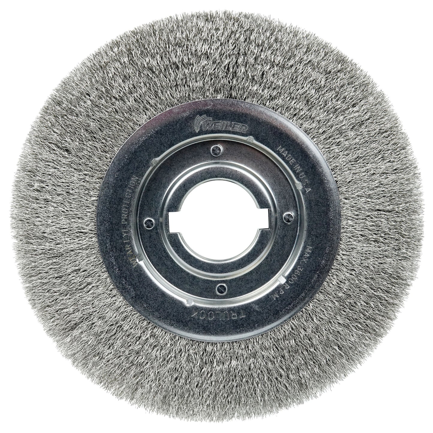 8" WIRE WHEEL .0118" SS FILL 2"AH