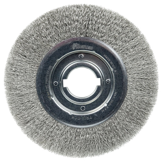 8" WIRE WHEEL .0118" SS FILL 2"AH