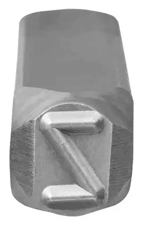 HANSON ROUND FACE 1/4" LETTER Z