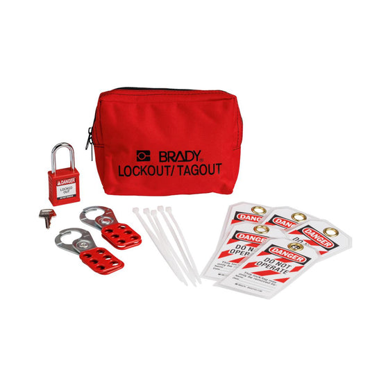 BRADY PERSONAL LO KT W/PL-38ST-RED-KD
