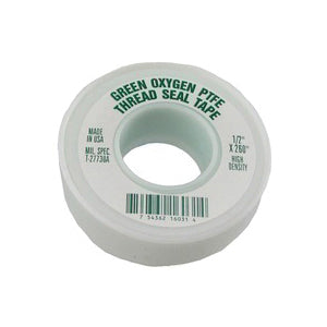 BOSHART GREEN OXYGEN TEFLON TAPE 1/2X260"