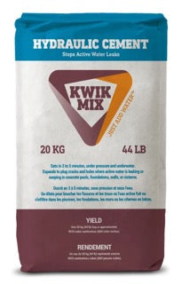 KWIK MIX PLUG & STOP HYDRAULIC CEMENT 44LBS