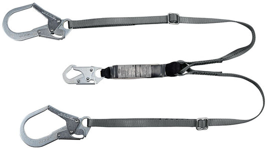 MSA EA LANYARD, LG, SNAP, ADJ, SINGLE 6'