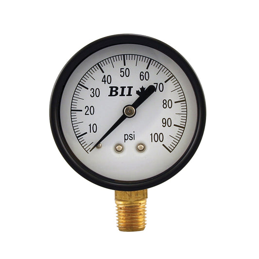 BOSHART PRESS GAUGE NO LEAD2.5"DIAL1/4LM