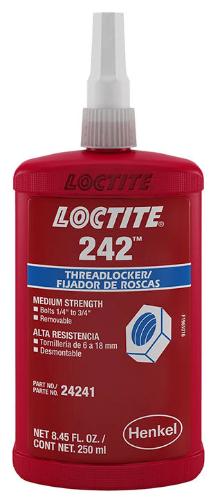 LOCTITE THREADLOCKER 222MS 250ML BOTTLE