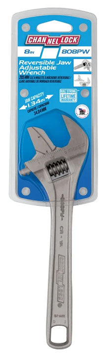 CHANNELLOCK 4" ADJ WRENCH CHROME