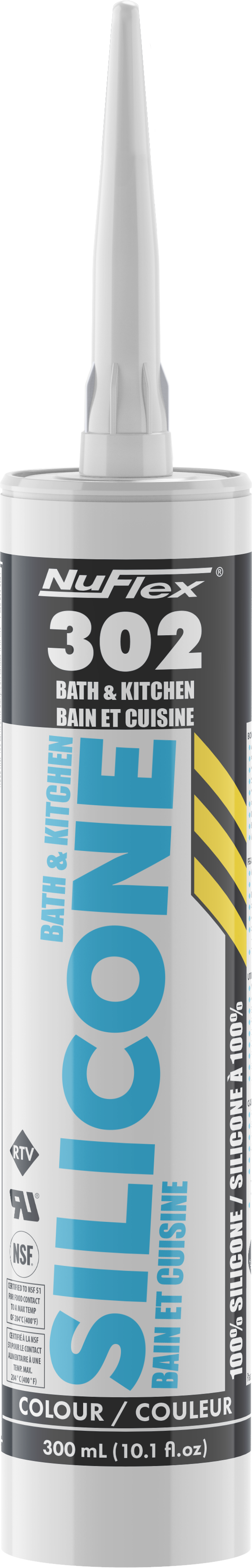 NUFLEX 302 HIGH TEMP RED SILICONE 300ML